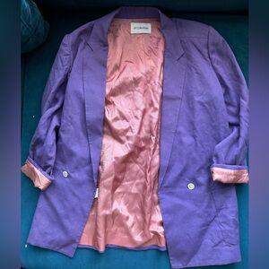 Purple Over-Sized Blazer